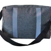 Andador negro mate de Able2 Shop con empuñaduras ergonómicas, reposabrazos acolchados y ruedas delanteras giratorias.