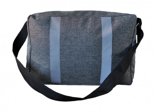 Andador Neptune champán de Able2 Shop con textura granulada y detalles reflectantes verticales.