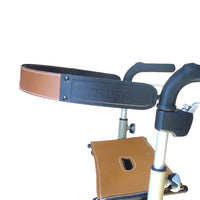 Correa lumbar marrón Let's Go Out con soporte ergonómico y cierre ajustable