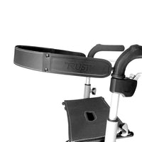 Correa lumbar negra Let's Go Out con soporte ergonómico y cierre ajustable