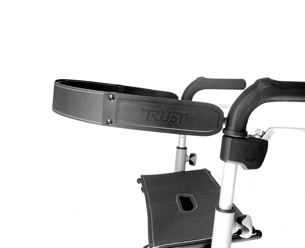 Correa lumbar negra Let's Go Out con soporte ergonómico y cierre ajustable